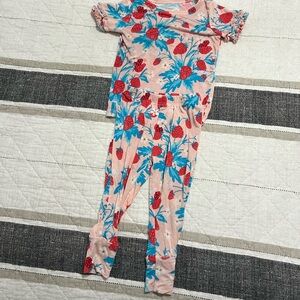 Strawberry Posh Peanut Pajamas